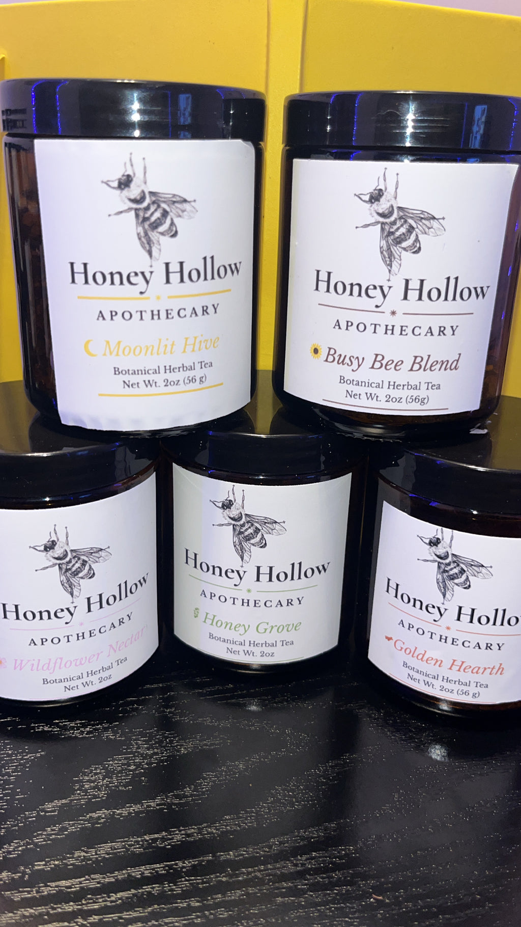 Loose Leaf Herbal Tea – Honey Grove Blend, Caffeine-Free