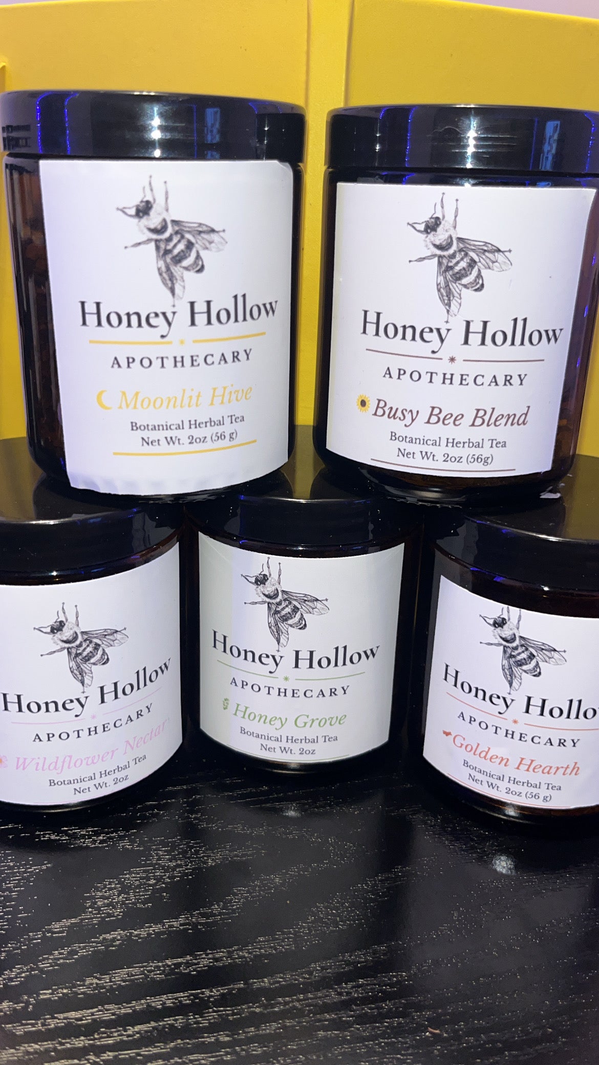 Loose Leaf Herbal Tea – Honey Grove Blend, Caffeine-Free