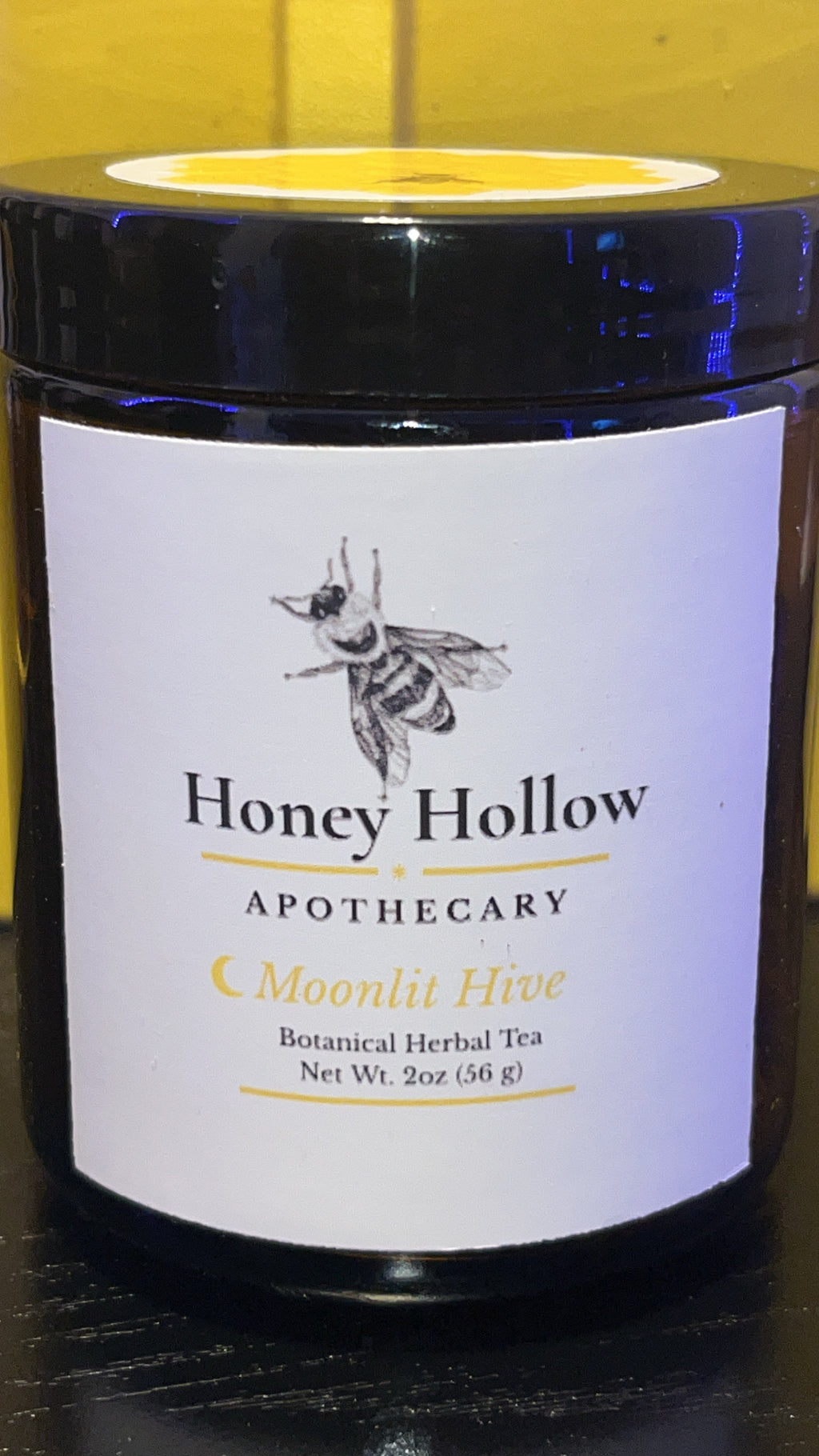 Loose Leaf Herbal Tea – Moonlit Hive Calming Evening Blend, Caffeine-Free