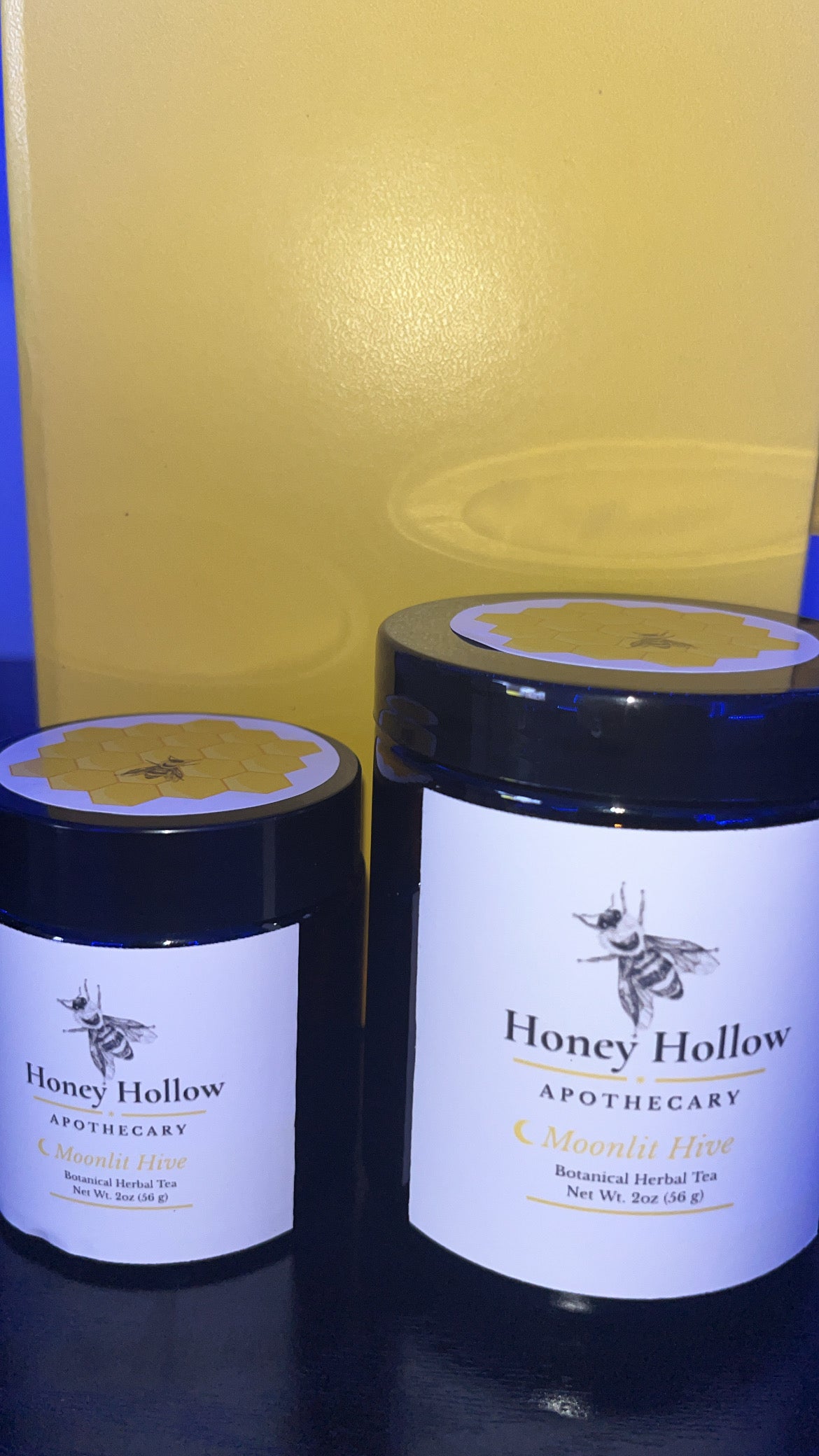 Loose Leaf Herbal Tea – Moonlit Hive Calming Evening Blend, Caffeine-Free