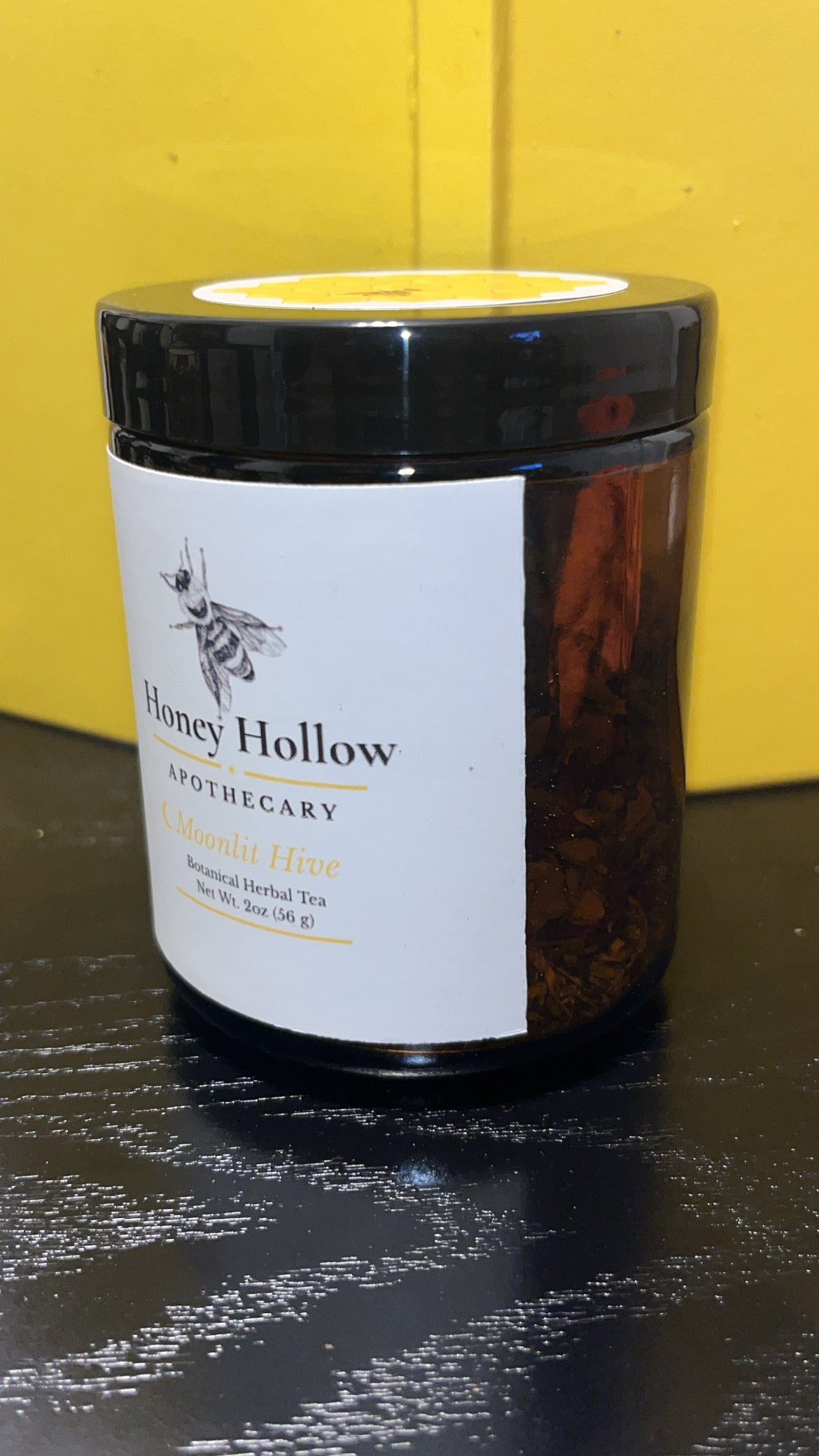 Loose Leaf Herbal Tea – Moonlit Hive Calming Evening Blend, Caffeine-Free